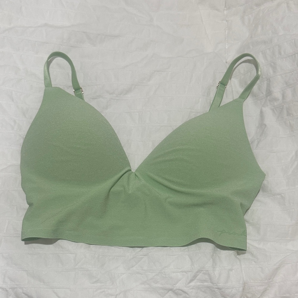 Green Wireless Bra from PINK size small!